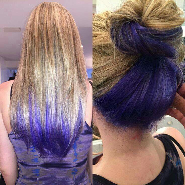 Purple Underlayer Hair