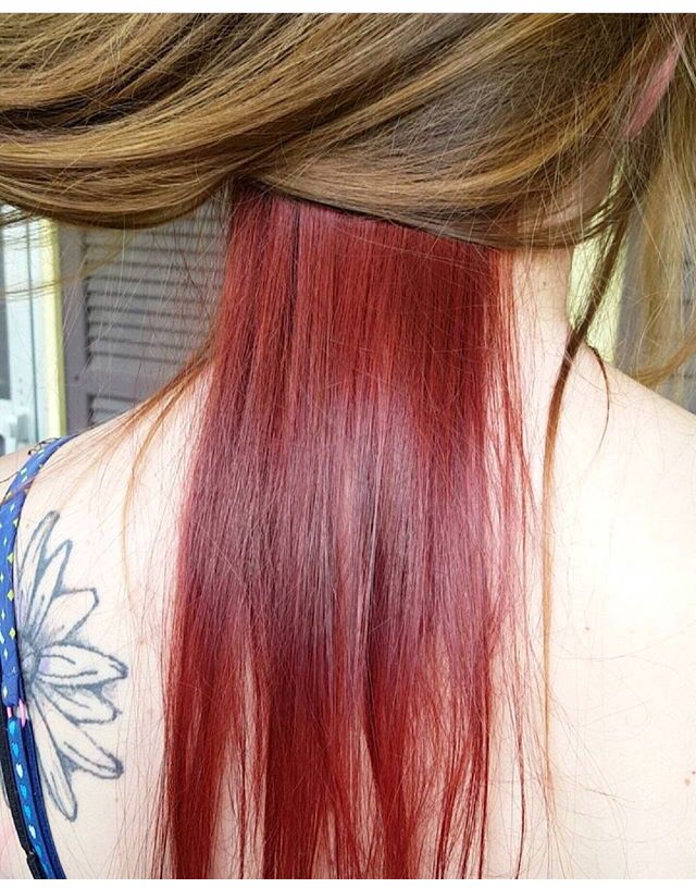 Red Hair With Blonde