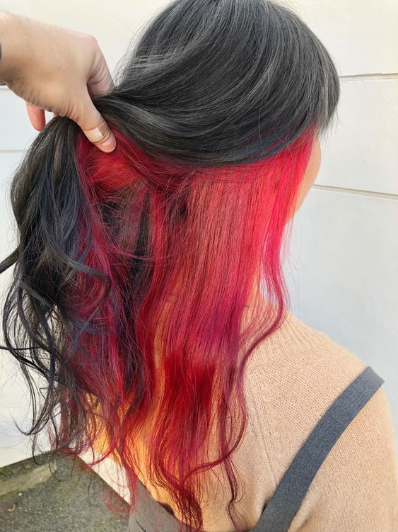 Red Underlayer Hair Dye