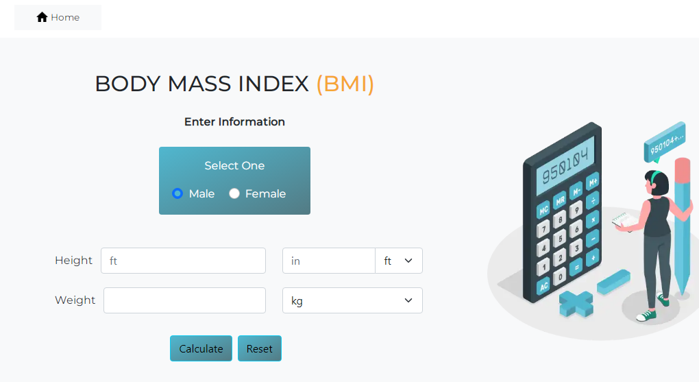 BMI Calculator Calculate Your Body Mass Index